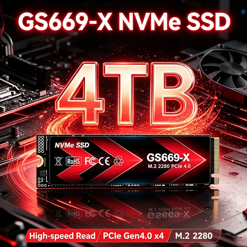 New Original GS669-X NVMe SSD  - M.2 Nvme 4Tb Pcie 4.0 Ssd ulasan dan harga