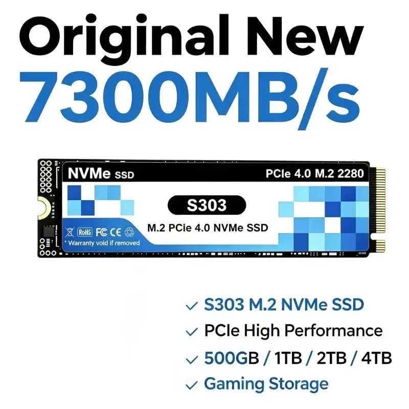S303 M.2 NVMe Internal 500GB/1 - M.2 Nvme 4Tb Pcie 4.0 Ssd ulasan dan harga