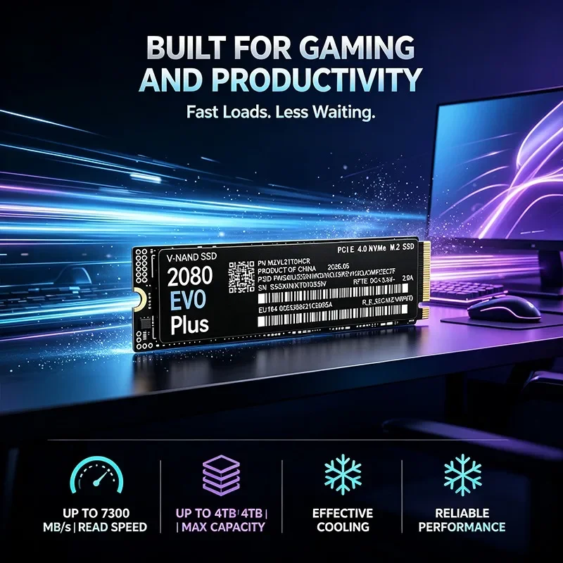 2080 EVO Plus M.2 NVMe 2280 PC - M.2 Nvme 4Tb Pcie 4.0 Ssd ulasan dan harga